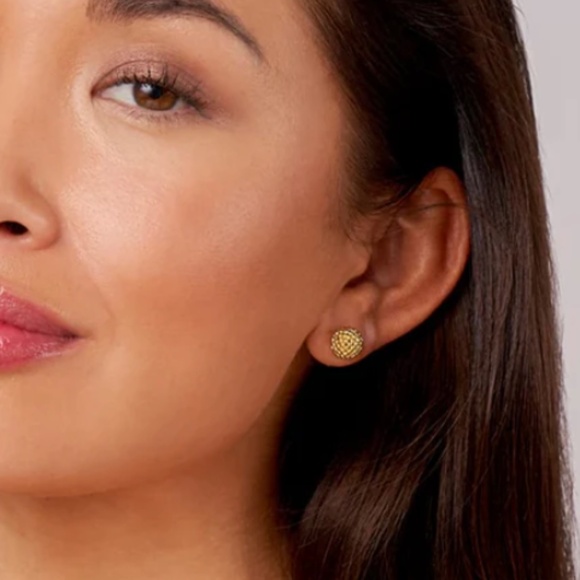 LAGOS Caviar Gold Collection 18K Gold Stud Earrings - Picture 4 of 4